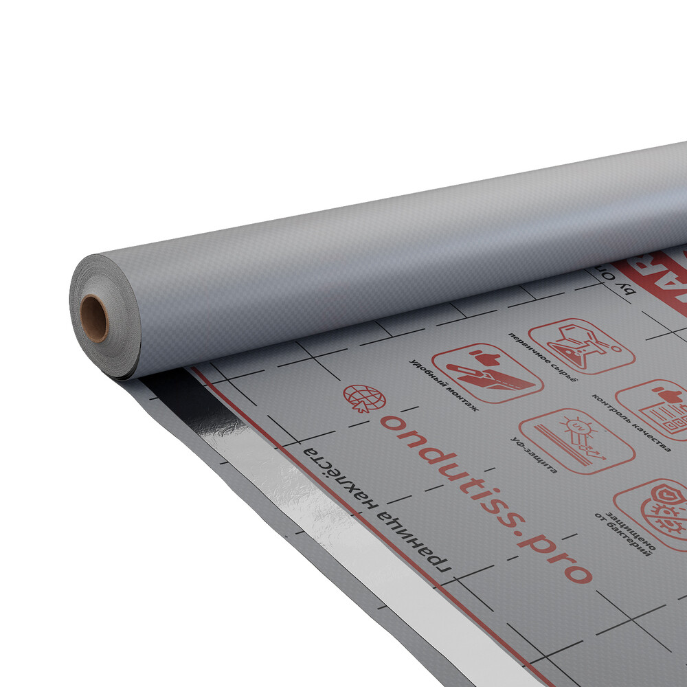 Изображение товара Паро-гидроизоляция Ondutiss Smart D с монтажной лентой 70 м²