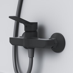 Смеситель для душа без излива AM.PM X-Joy черный без лейки однорычажный (F85A20022) - фото 2