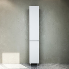 Пенал AM.PM Gem S 30 см напольный правый белый глянец - фото 2