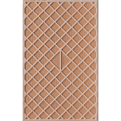 Плитка декор Unitile Глория бежевая 01 400х250х8 мм - фото 4