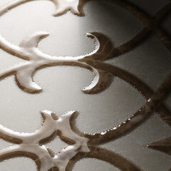 Плитка декор Unitile Глория бежевая 01 400х250х8 мм - фото 3