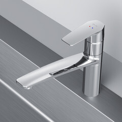 Смеситель для кухни AM.PM Gem хром с высоким изливом однорычажный (F90A00000) - фото 3