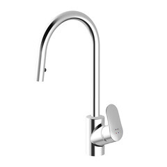 Смеситель для кухни AM.PM Like хром с высоким изливом с вытяжной лейкой однорычажный (F8012000) - фото 1