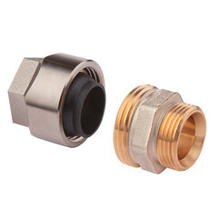 Адаптер трубный Simplex Plus 1/2 х G 3/4 ЕК для стальных труб (F13063) - фото 2