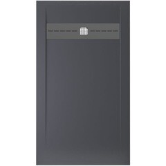 Изображение товара Поддон Allen Brau Infinity литьевой мрамор 140х90х3 см прямоугольник антрацит низкий (8.21005-AM)