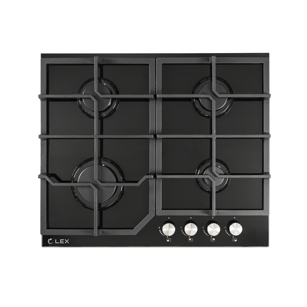 Изображение товара Варочная панель газовая Lex GVG 642 4 конфорки черная