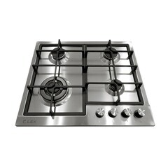 Варочная панель газовая Lex GVS 640 4 конфорки нержавеющая сталь
