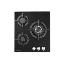 Варочная панель газовая Lex GVG 430 3 конфорки черная
