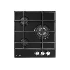 Варочная панель газовая Lex GVG 431 3 конфорки черная