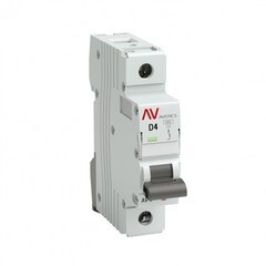 Автоматический выключатель модульный EKF Averes AV-6 1Р 4А тип D 6 кА 230 В (mcb6-1-04D-av) - фото 2