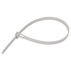 Стяжка кабельная Европартнер PRM 300х7,5 мм многоразовая нейлоновая серая (50 шт.) (88327) - фото 1