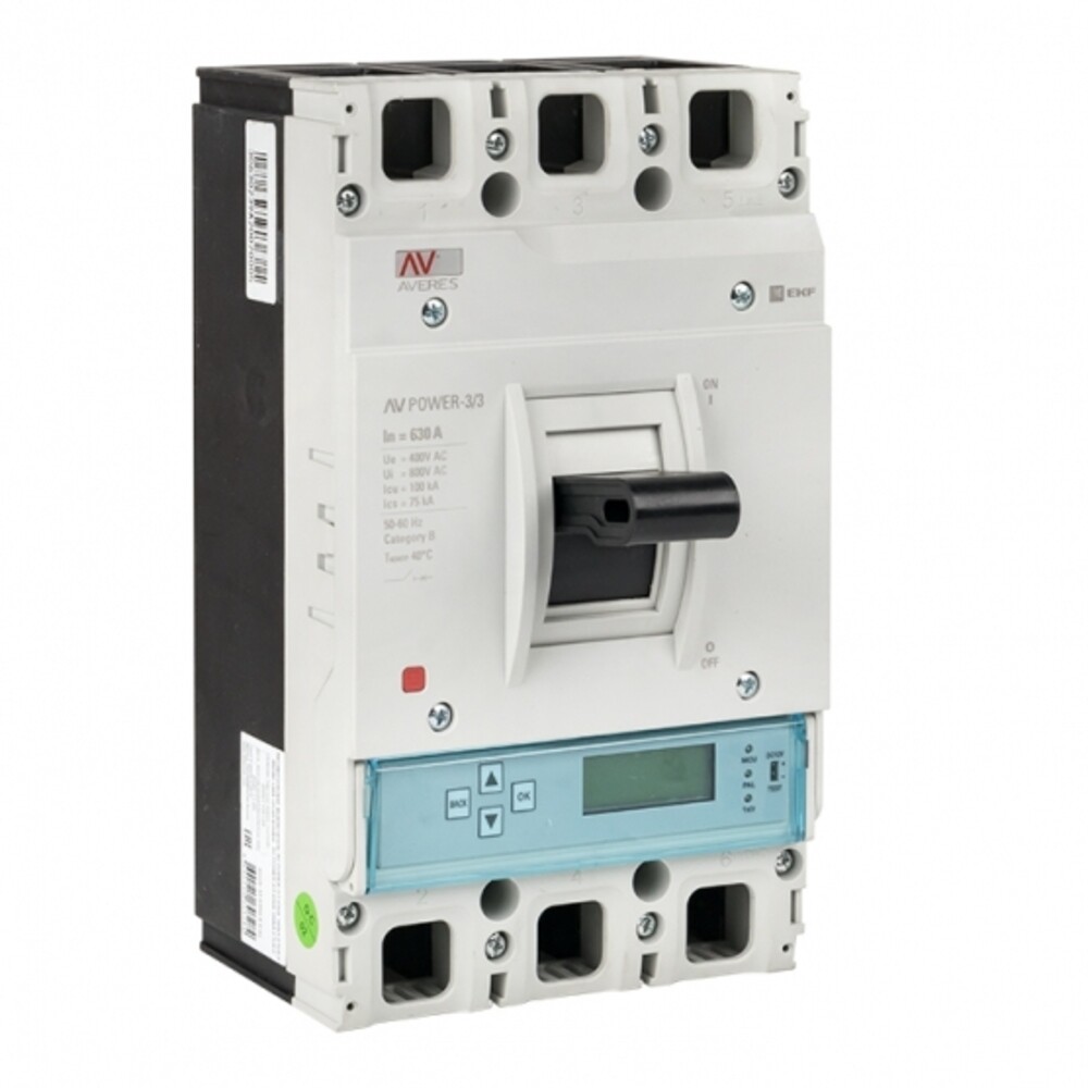 Изображение товара Автоматический выключатель EKF AV POWER 3P 630А 50 кА 690 В