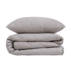 Комплект постельного белья 1,5-спальный перкаль Василиса Idea светло-серый без простыни - фото 5