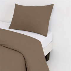 Комплект постельного белья 1,5-спальный перкаль Василиса Idea коричневый без простыни - фото 3