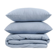 Комплект постельного белья Евро перкаль Василиса Idea голубой без простыни - фото 5