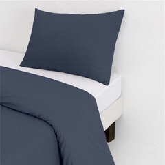 Комплект постельного белья 1,5-спальный перкаль Василиса Idea синий без простыни - фото 3