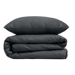 Комплект постельного белья 1,5-спальный перкаль Василиса Idea графит без простыни - фото 5