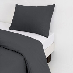 Комплект постельного белья 1,5-спальный перкаль Василиса Idea графит без простыни - фото 2