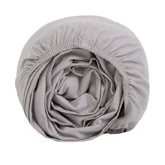 Простыня на резинке 180х200х25 см перкаль серая Василиса Idea - фото 3