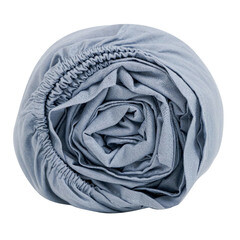 Простыня на резинке 160х200х25 см перкаль голубая Василиса Idea - фото 5