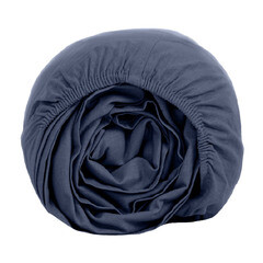 Простыня на резинке 160х200х25 см перкаль синяя Василиса Idea - фото 2