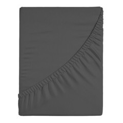 Изображение товара Простыня на резинке 180х200х25 см перкаль графит Василиса Idea