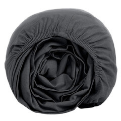 Простыня на резинке 180х200х25 см перкаль графит Василиса Idea - фото 2