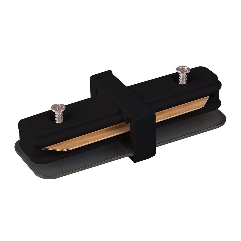 Изображение товара Коннектор для однофазного шинопровода прямой Elektrostandard Track Rail BK Surface черный (a039599)