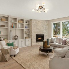 Люстра потолочная Eurosvet Virginia E27 60 Вт 43 кв.м (2275/9) - фото 5