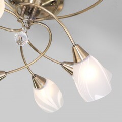 Люстра потолочная Eurosvet Virginia E27 60 Вт 43 кв.м (2275/9) - фото 4