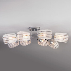 Люстра потолочная Eurosvet Ruby E27 60 Вт 32 кв.м (30125/8) - фото 4