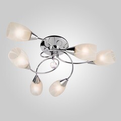 Люстра потолочная Eurosvet Virginia E27 60 Вт 24 кв.м (2275/6) - фото 6