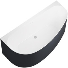 Ванна акриловая Allen Brau Priority 160х78 см отдельностоящая левая с ножками (2.31005.20B/AM)