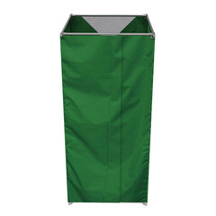 Душевая кабина для дачи без бака зеленая Rostok 95,5х95,5х214 см - фото 1