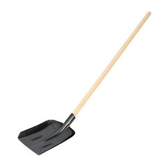 Лопата совковая Павловская Заря рельсовая сталь универсальная с деревянным черенком 1200 мм (811011) - фото 1
