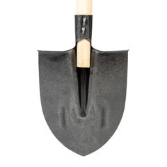 Лопата штыковая Павловская Заря рельсовая сталь с ребрами жесткости универсальная с деревянным черенком 1200 мм (811012) - фото 5