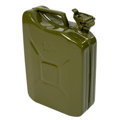 Канистра для технических жидкостей Павловская Заря 10 л металлическая зеленая - фото 2