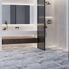 Керамогранит Staro Nestle Sky голубой матовый 600х600х9 мм (4 шт.=1,44 кв.м) - фото 3