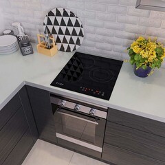 Духовой шкаф электрический встраиваемый Lex EDM 4570 IX 450 мм серый - фото 3