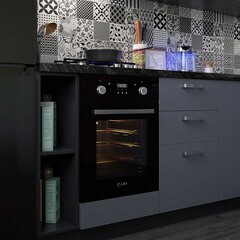 Духовой шкаф электрический встраиваемый Lex EDP 4571 BL 450 мм черный - фото 3