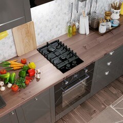 Варочная панель газовая Lex GVG 321 2 конфорки черная - фото 3