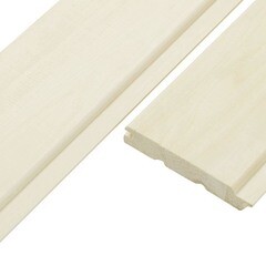 Вагонка осина Софтлайн сорт А 16х93х2500 мм S раб.= 2,18 кв.м сращенная - фото 4