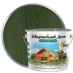 Деревозащитное средство Здоровый Дом еловая зелень 3 л (0007014)