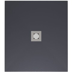 Изображение товара Поддон Allen Brau Priority литьевой мрамор 100х90х3 см прямоугольник антрацит низкий (8.31004-AM)