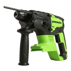 Перфоратор аккумуляторный Greenworks GD24SDS2K4 24 В 2 Дж 1х4Ач Li-Ion SDS-plus с АКБ и ЗУ (3803007UB) - фото 3