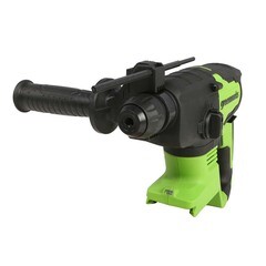 Перфоратор аккумуляторный Greenworks GD24SDS2K4 24 В 2 Дж 1х4Ач Li-Ion SDS-plus с АКБ и ЗУ (3803007UB) - фото 11