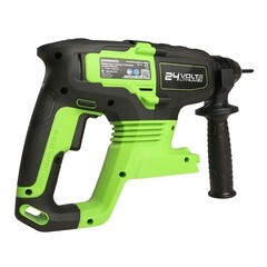 Перфоратор аккумуляторный Greenworks GD24SDS2K4 24 В 2 Дж 1х4Ач Li-Ion SDS-plus с АКБ и ЗУ (3803007UB) - фото 5