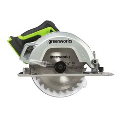 Пила дисковая аккумуляторная Greenworks GD24CS (1500907) 24В Li-Ion 185 мм без АКБ и ЗУ