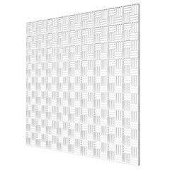 Изображение товара Решетка вентиляционная пластиковая декоративная потолочная Era ПДП Fusion 595х595 мм белая