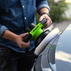 Шлифмашина полировальная аккумуляторная Greenworks G24BU10 24В d250 мм без АКБ и ЗУ (3502107) - фото 9